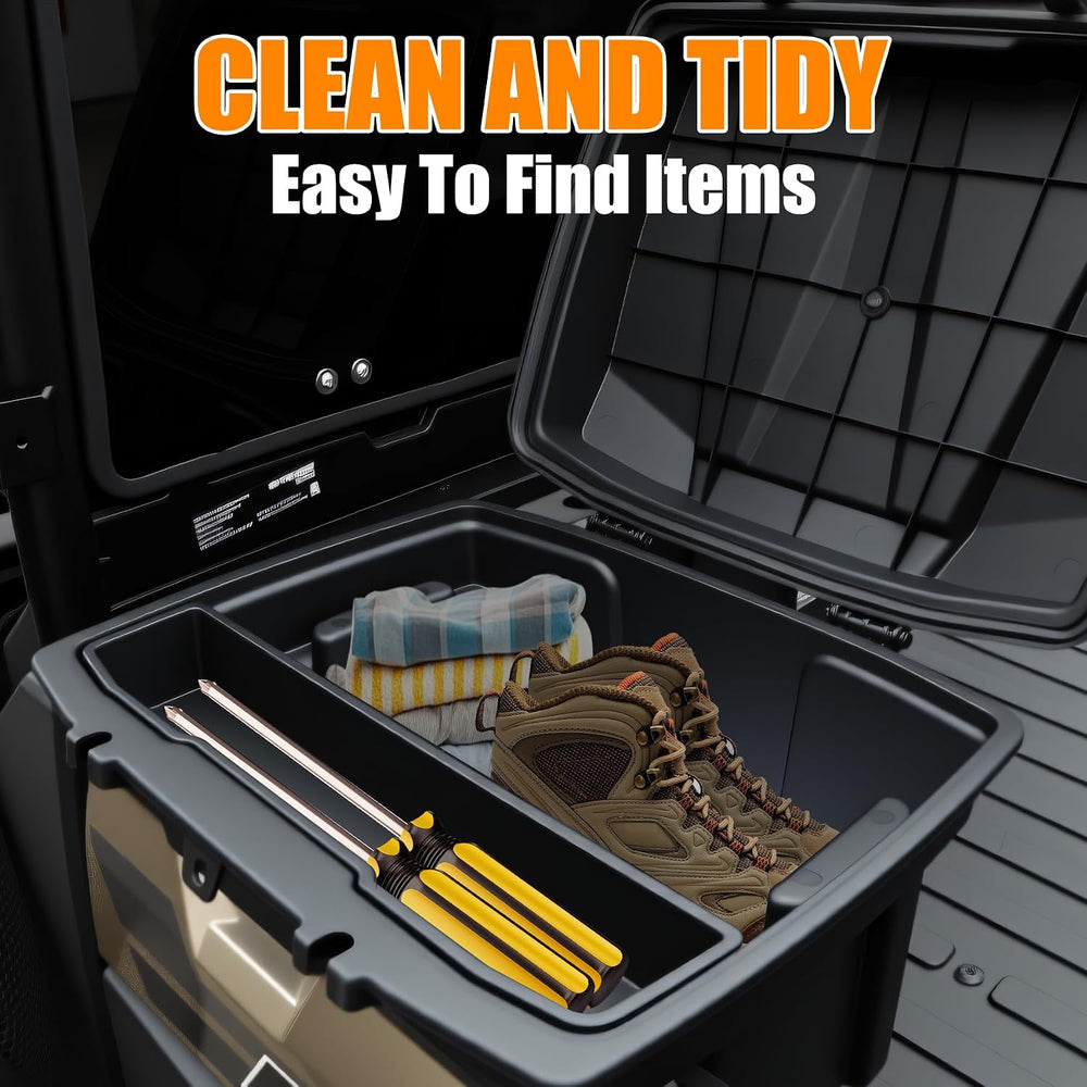 21L UTV Cargo Storage Box for Polaris Ranger 1000 900, Waterproof Removable R...