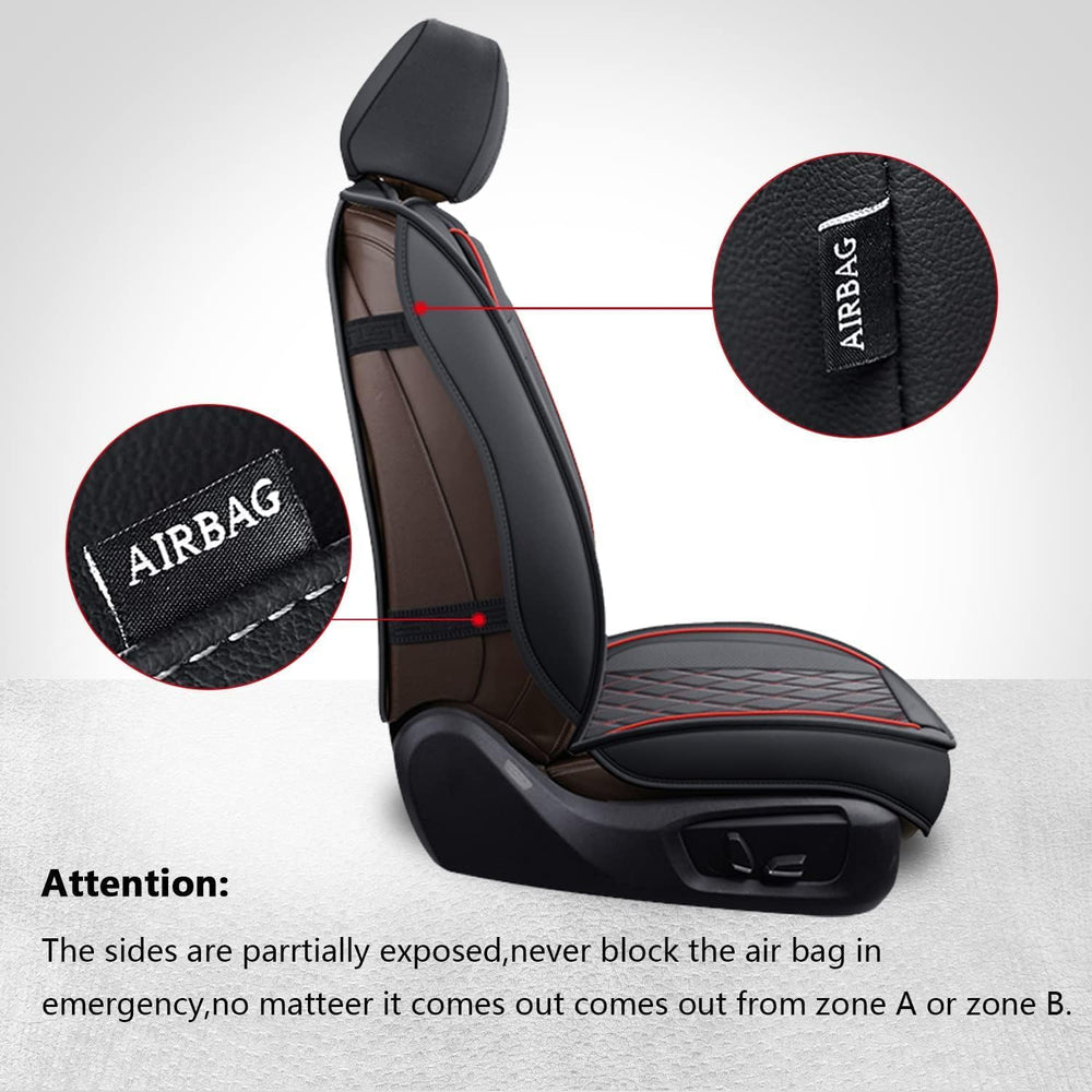 MIROZO Ram Seat Covers Full Set Leather for 2009-2026 RAM 1500/2500/3500