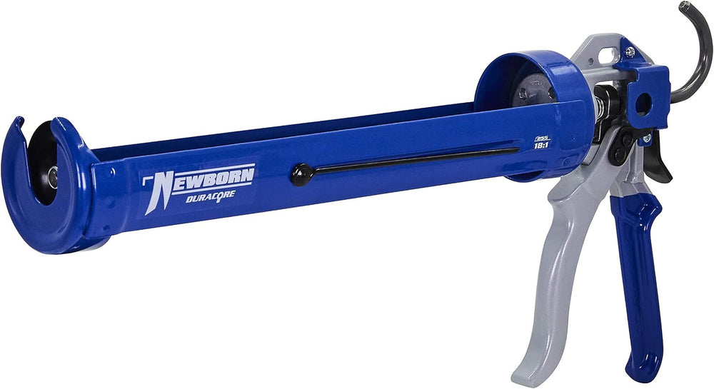 Newborn Super Smooth Rod Revolving Frame Caulk Gun, 1/4 Gallon Cartridge, 18:...