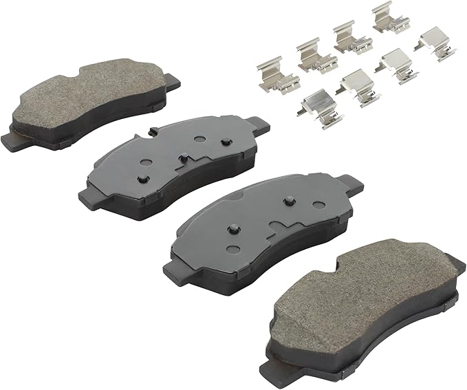Premium Semi-Metallic Rear Brake Pads Compatible