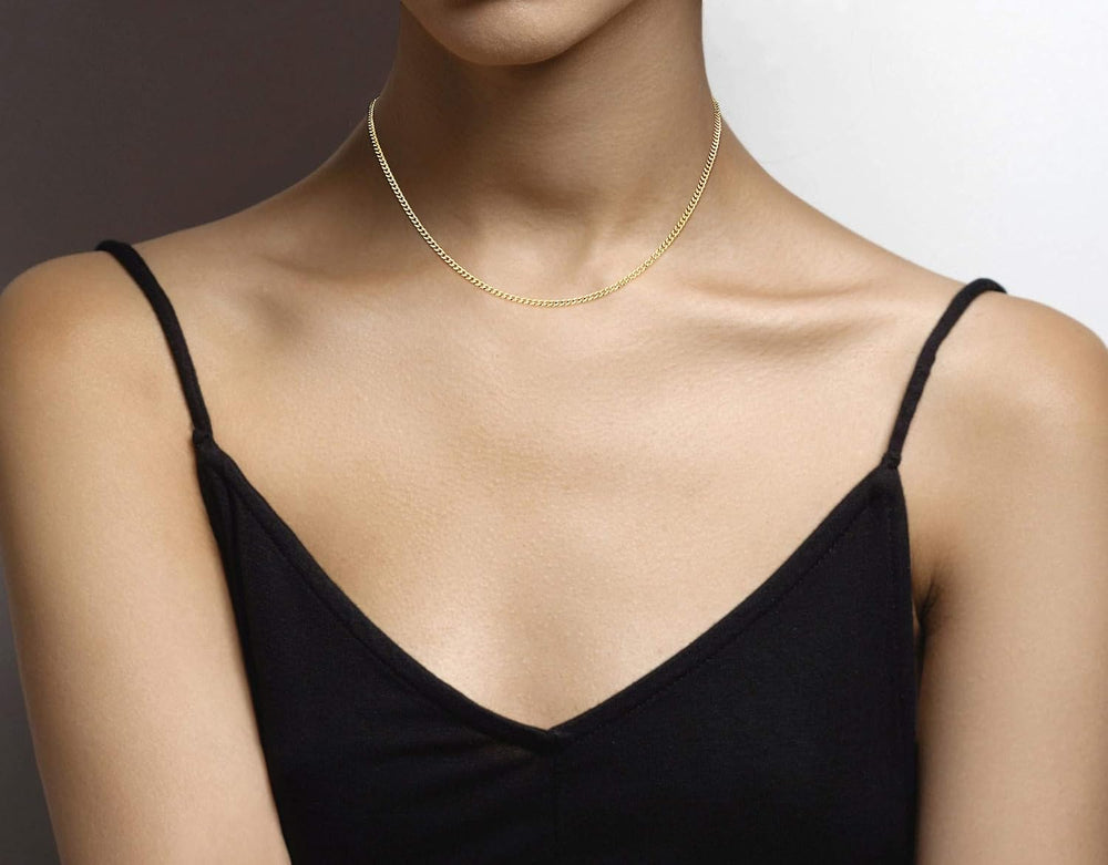Miabella Italian 925 Sterling Silver, 18K Gold Plated 925 Sterling Silver 2.3...