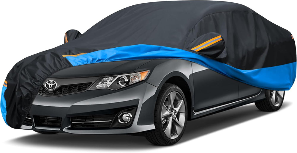 Car Cover Waterproof All Weather Outdoor Windproof Dustproof UV Protection Fit