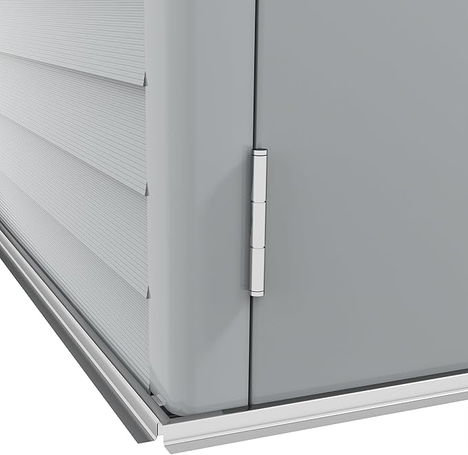 Outsunny 4.6' x 9' Steel Outdoor Storage Shed, Lean to Shed, Metal To...