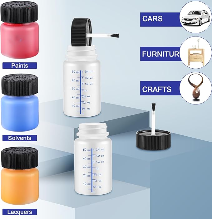 Maxcheck 120 Pcs Touch up Paint Bottles