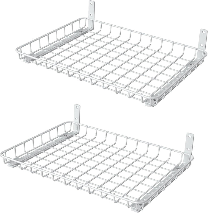 WALMANN Wall Shelves, 12 * 18 inch Wall-Mounted Storage Shelves for Garage