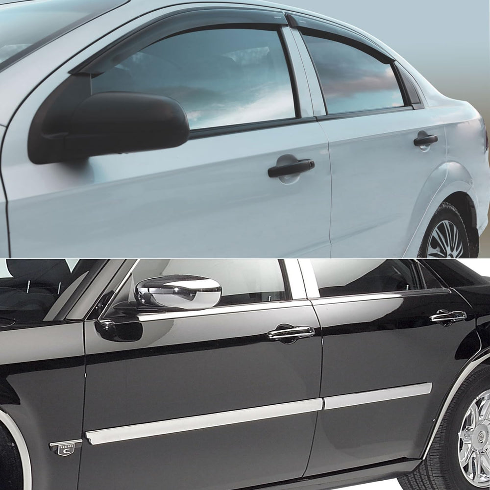 25Ft Automotive Chrome Trim Molding 1"(25mm) Heavy Duty Car Side Molding...