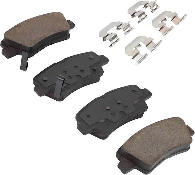 Premium Ceramic Rear Brake Pads Compatible
