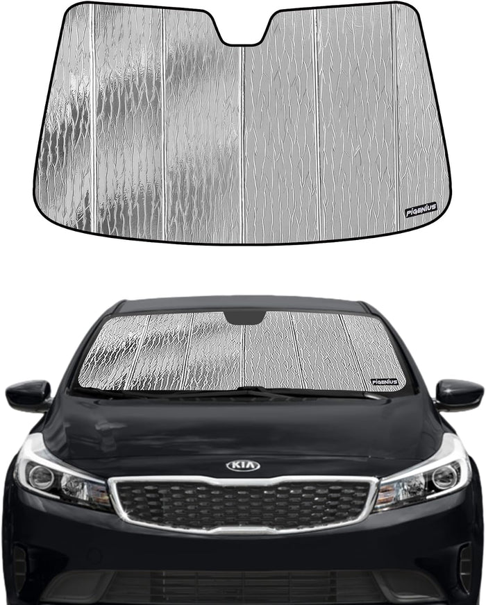 Windshield Sun Shade for Kia Forte Sedan 2014-2018, Front Window Sunshade Shield