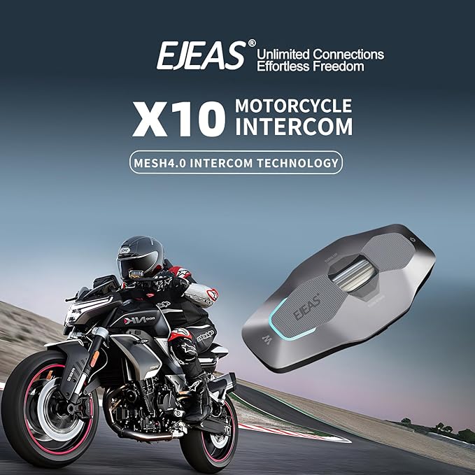 SolaMr X10 Motorcycle Helmet Bluetooth Headset Speakers Headphone, Ski Helmet
