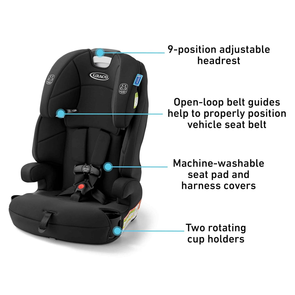 Graco Tranzitions 3-in-1 Harness Booster Car Seat, Proof