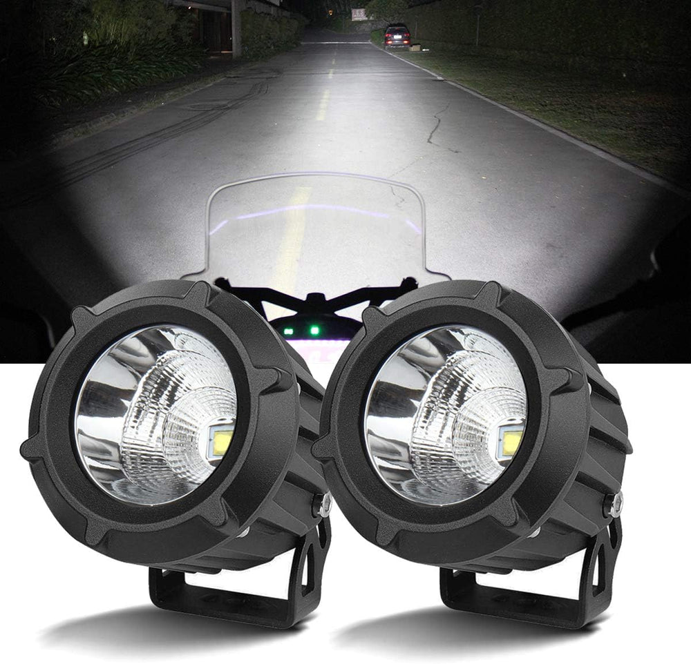 Chelhead 3.5 Inch Round LED Fog Lights - Motorcycle Auxiliary Lights Compatib...