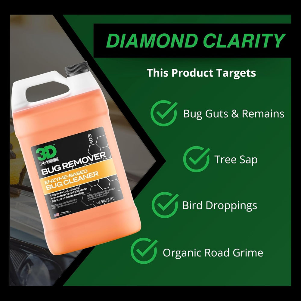 3D Bug Remover + LVP Interior Cleaner – Exterior Insect Remover & Deep In...