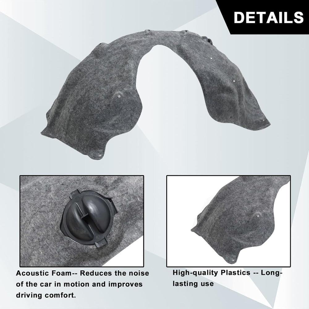 SecosAutoparts Fender Liner Inner Front Left Side Compatible with Dodge Duran...