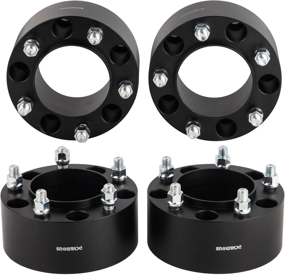 4pc Forged 5x150 Hubcentric Wheel Spacers 2.5 Inch 14x1.5 Studs 110mm Hub | C...