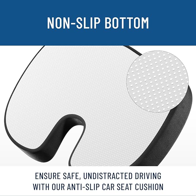 Everlasting Comfort Doctor Recommended Gel Memory Foam Seat Cushion