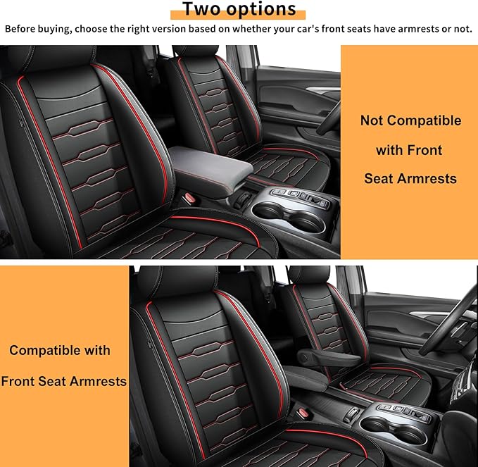 Seat Covers Fit for Honda Ridgeline 2006-2024 2025: Crew Cab 5 Seats Car Seat