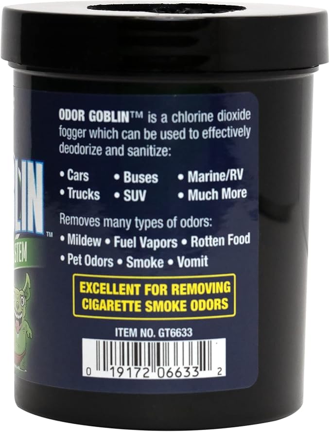 Odor Goblin, Chlorine Dioxide Fogger Odor Elimination System. Removes Many