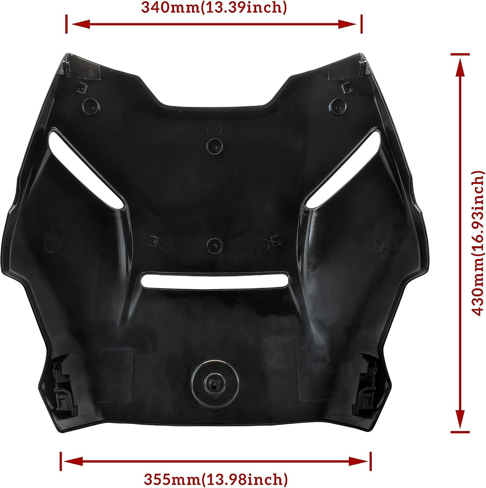 SAUTVS Epic Hood Panel for Can-Am Ryker, Gloss Black Epic Turbo Hood Scoop fo...
