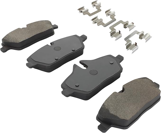 Premium Semi-Metallic Front Brake Pads Compatible