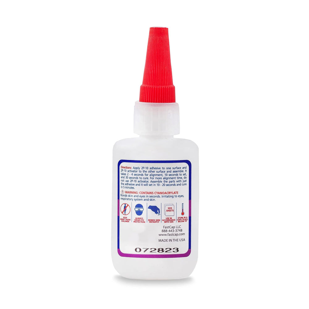FastCap 2P-10 - Thin – Industrial Strength Super Glue - CA (Cyanoacrylate Adh...