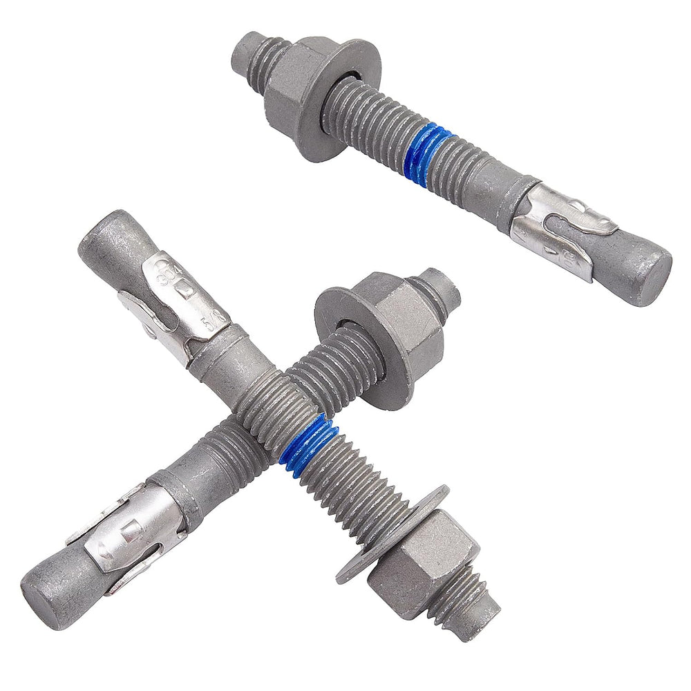 5/8" x 5" Concrete Anchors (20 Pack) 5/8 inch Wedge Anchors Bolts H...
