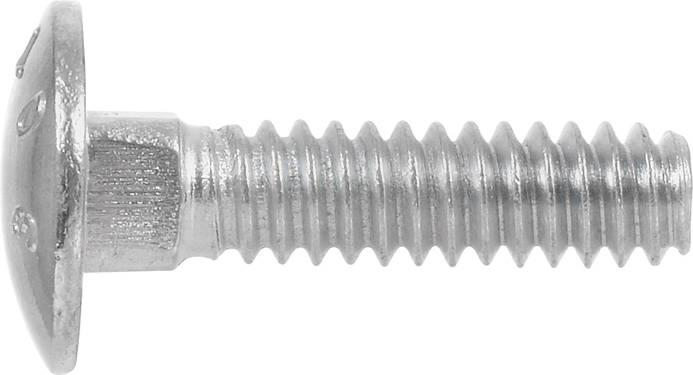 Hillman 240156 Carriage Bolt, 3/8 x 2-Inch, Steel, Zinc-Plated, Silver, 100-Pack
