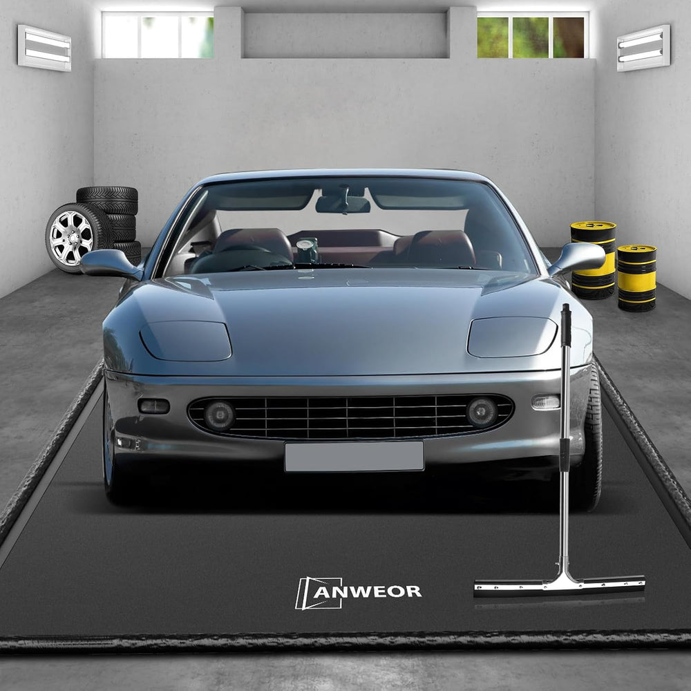 Garage Floor Mat 7'9" x 18' Upgraded Satin Finish Texture Non-Sl...