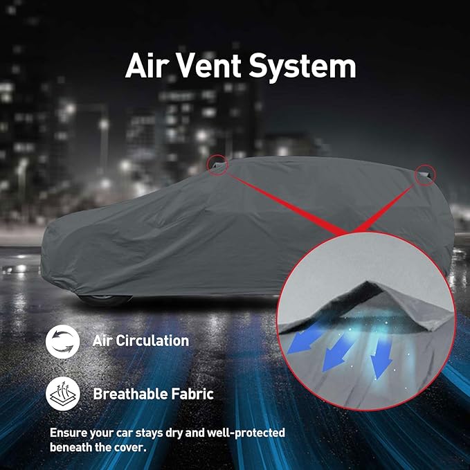 USCarCover Supreme All Weather Protection, Breathable Car Cover