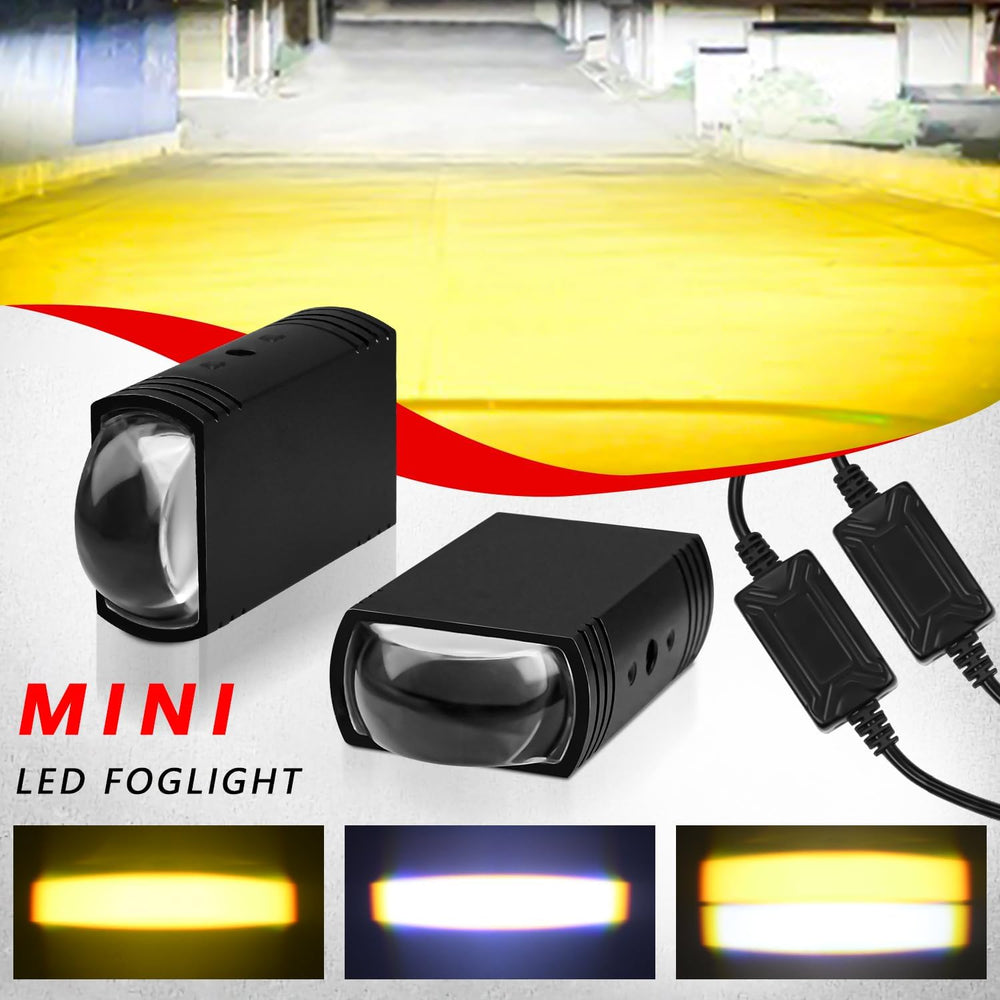 Motorcycle Driving Lights 3 Modes Hi/Lo Beam Sport Front Grille LED Lights