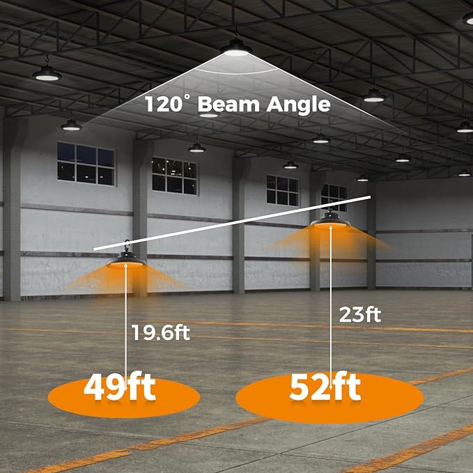 High Bay Lights LED UFO Light 240W LED Shop Lights 6000K IP65 Commercial Bay ...
