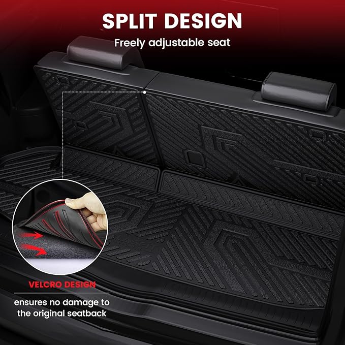 LASFIT Floor Mats&Trunk Mat for Toyota Highlander 2014-2019, All Weather TPE