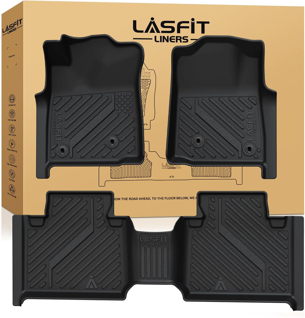 LASFIT Floor Mats for Toyota Tacoma 2005-2011 Access Cab All Weather Custom Fit