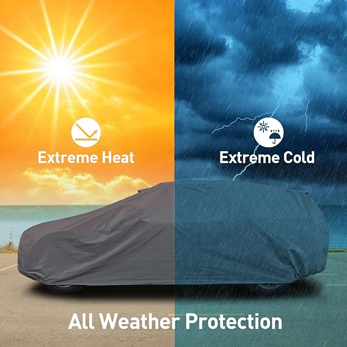 USCarCover Supreme All Weather Protection, Breathable Car Cover