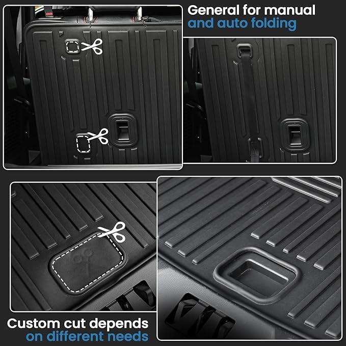 Floor Mats for 2020-2024 2025 Ford Explorer 7 Seats Bench Seat Car Mat