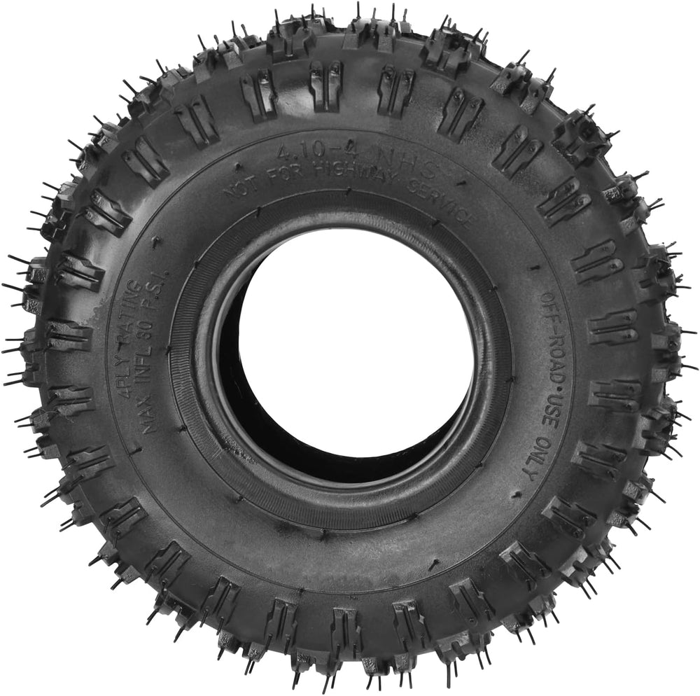 GREHUA 4.10-4 4.10/3.50-4 410/350-4 Tire and Inner Tube Replacement for Go Ka...