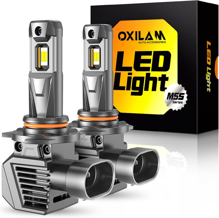 OXILAM 9012 Bulb, 30000 Lumens 800% Brighter, 6500K White Hir2 Fog Halogen (Pack of 2)