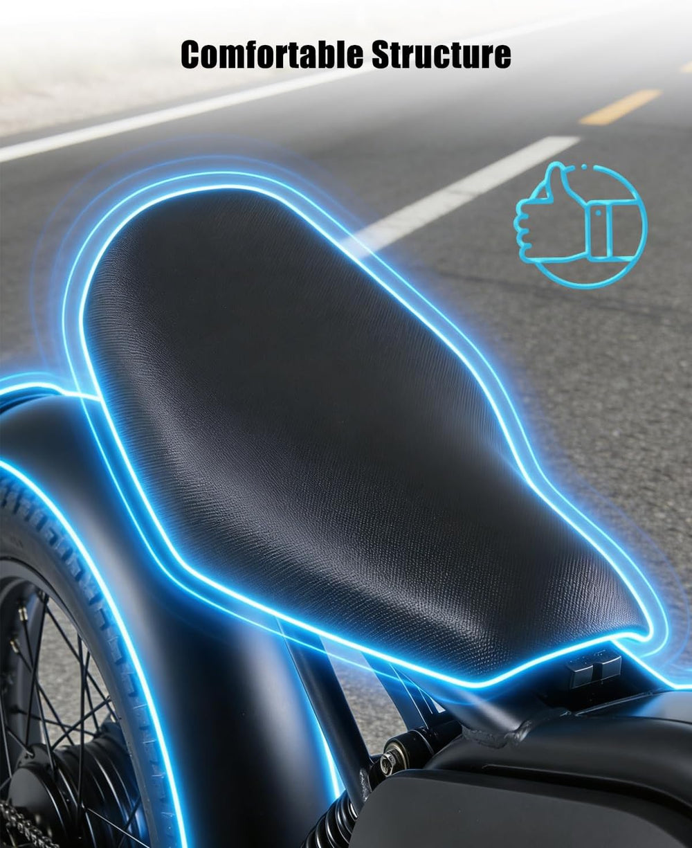 Motorcycle Replacement Seat Cushion Pad Fit for Tutti Tutto Soleil 01, Black ...