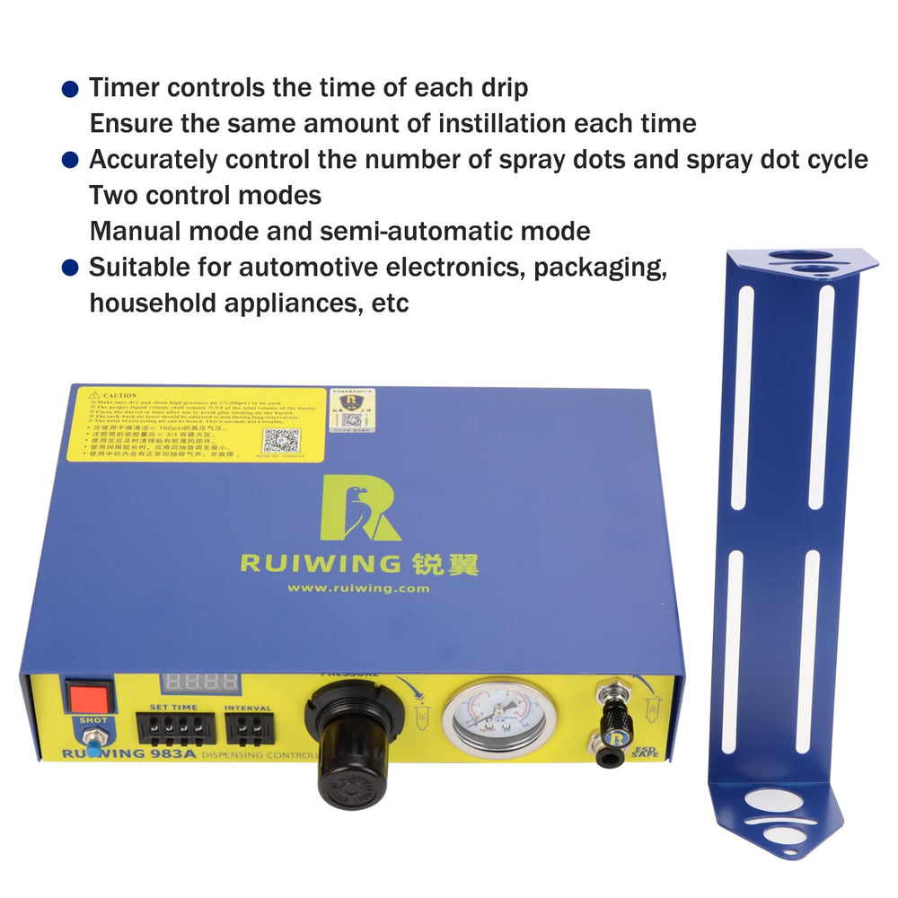 983A Auto Glue Dispenser AC 110V Automatic/Semi-Automatic Solder Paste Liquid...
