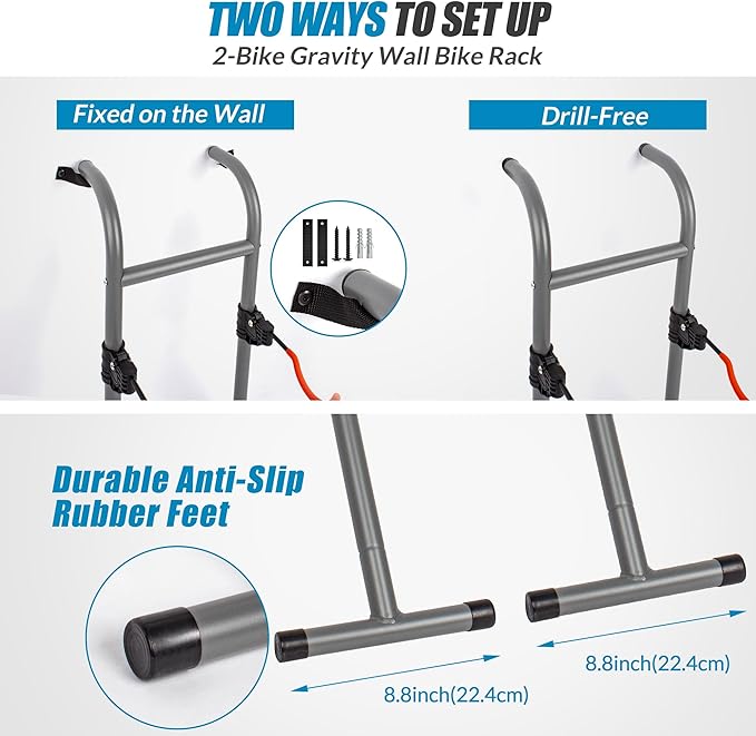 Suchtale 2 Bike Rack, Bicycle Rack, Bike Storage Rack