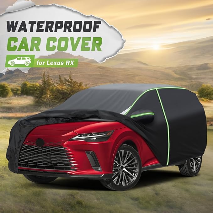 Mixsuper Liner Car Cover for Lexus RX 1999-2026, 7 Layers Waterproof Car Cover