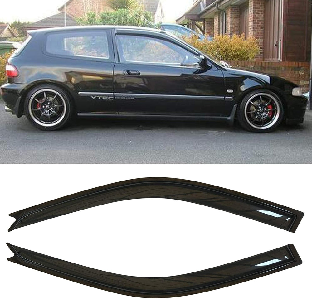 Side Window Wind Deflector, Window Visor Compatible