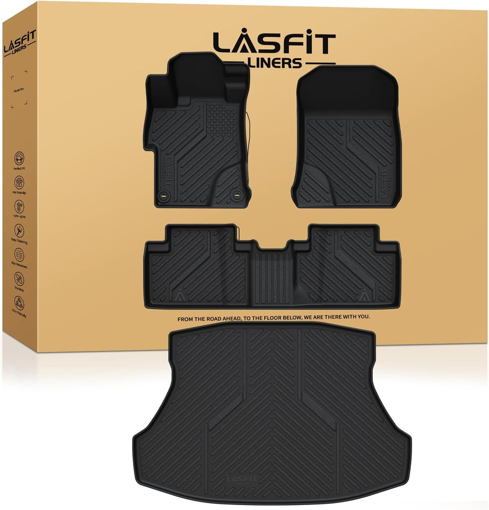 LASFIT Floor Mats & Trunk Mat for Honda Civic & Civic Si 2012 2013 20...