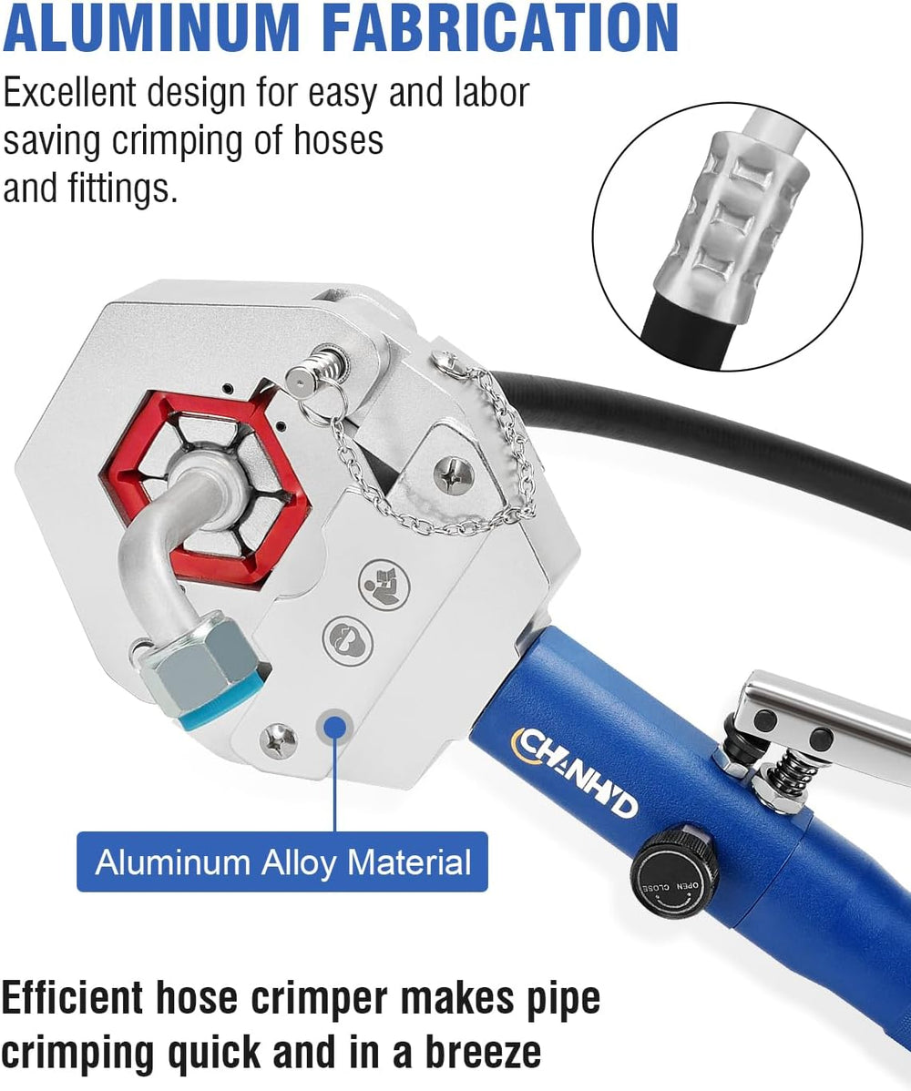 Hydraulic Hose Crimper 71500 Hydra-Krimp Manual A/C Kit for Air Conditioner H...