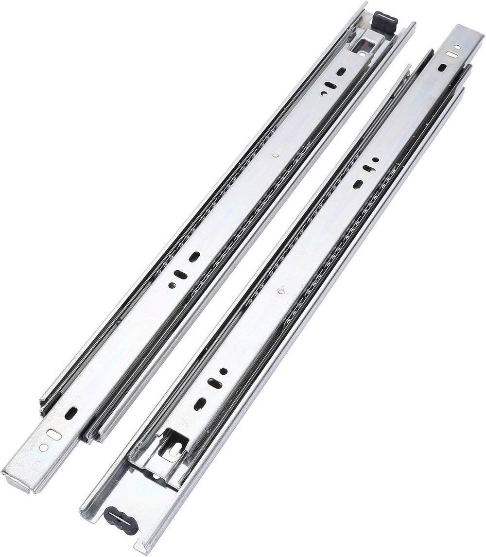 6 Pairs of 14 Inch Hardware 3-Section Full Extension Ball Bearing Side Mount ...