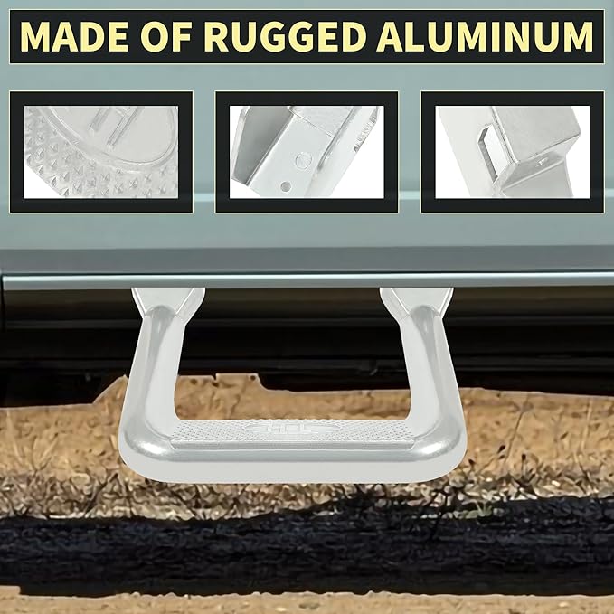 KUAFU Pair Aluminum Universal Side Step Compatible