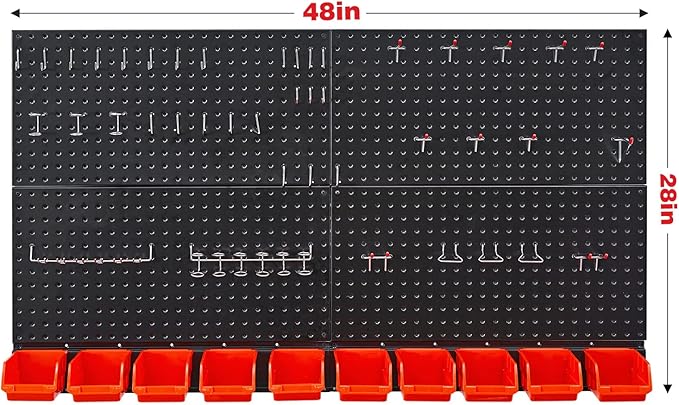 Ultrawall Pegboard Wall Organizer, Garage Storage System