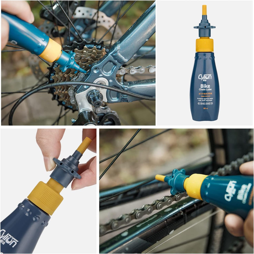 Bike Cleaning Kit Including Bicycle Chain Scrubber, Bike Cleaner Brush Tool