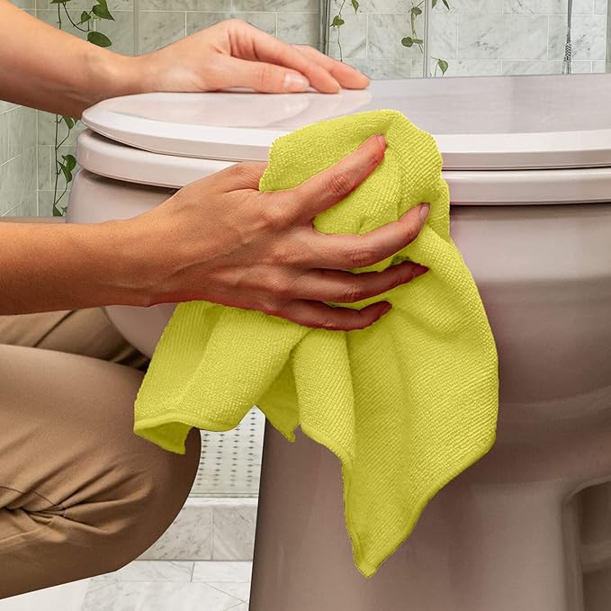 Avalon Towels Microfiber Cleaning Cloths Size 16" x 16", Highly Abs...