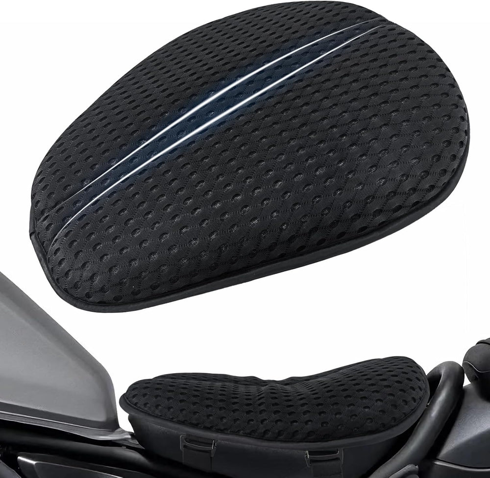 AEROiVi Airflow Pro Motorcycle Seat Pad – Ultra-Breathable 3D Mesh & Quic...