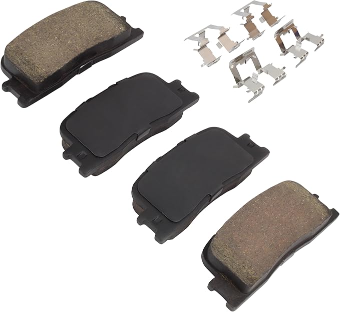 Premium Ceramic Rear Brake Pads Compatible